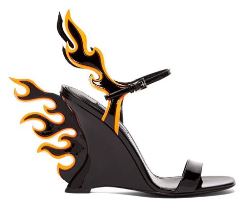 prada fire heels